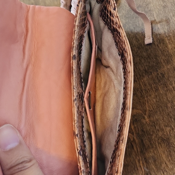 Ambre Babzoe Genuine Python Snakeskin Purse - Picture 9 of 12